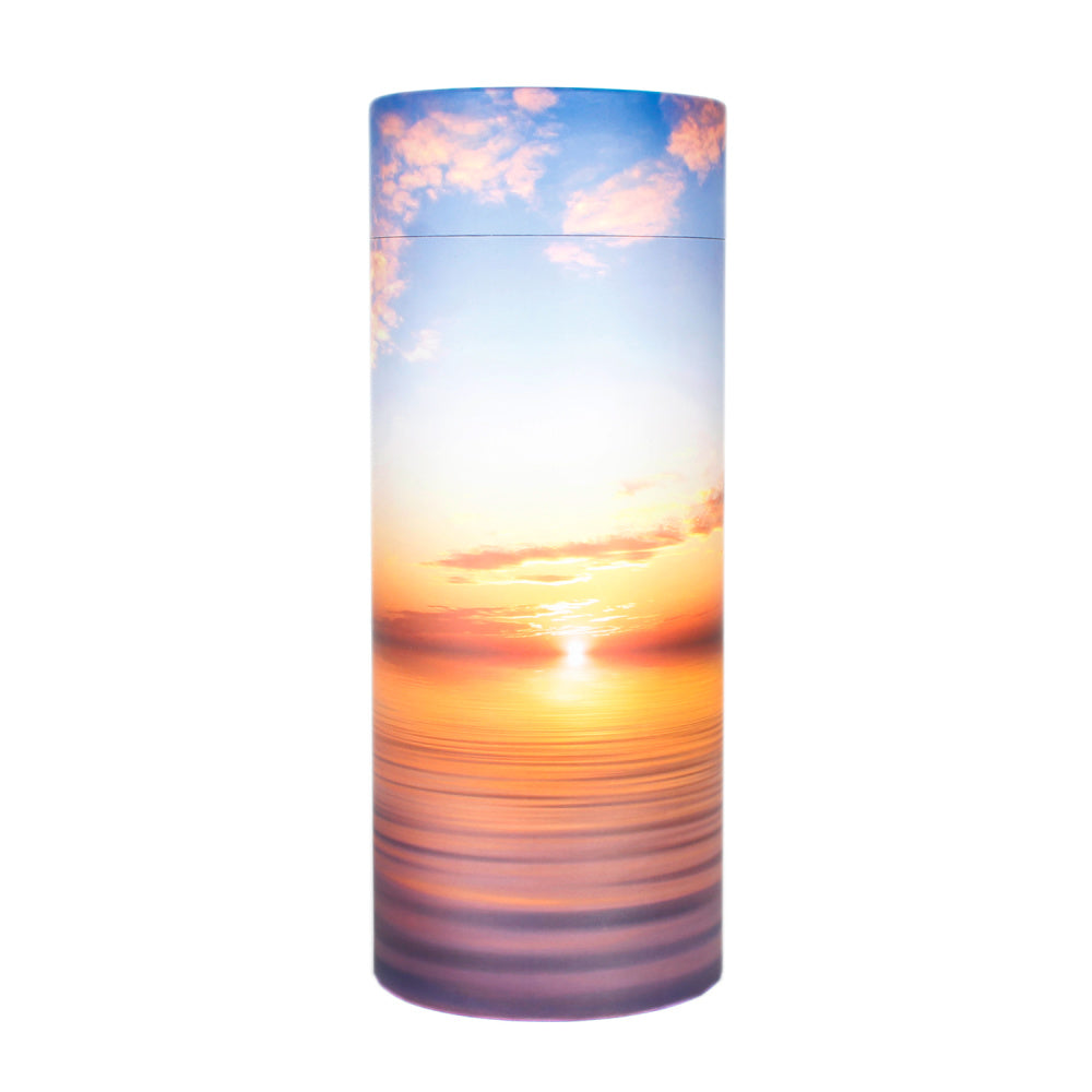 Peaceful Ocean Sunset Scattering - SereniCare