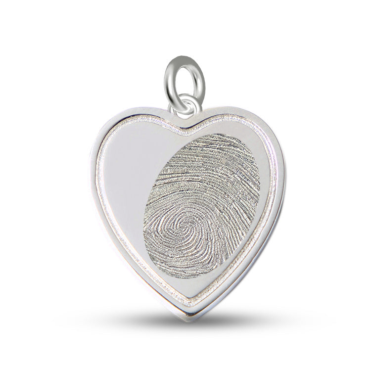 Heart Fingerprint Pendant - SereniCare