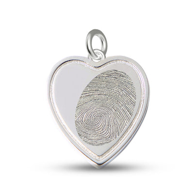 Heart Fingerprint Pendant - SereniCare