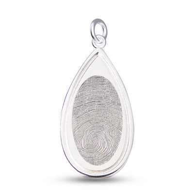 Teardrop Fingerprint Pendant - SereniCare